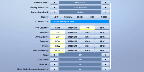 Mongraal Fortnite Video Settings: Mongraal settings