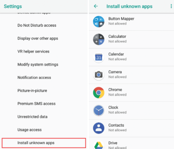 Install Unknown Apps